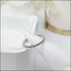 Bandringen S925 Sier Luxueuze kwaliteit kralen Ring In Three Colors For Women Engagement Justand Gift Druppel Delivery Sieraden Dhgarden Dh29O