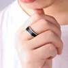 Clusterringen Temperatuurring Fashion Smart roestvrij staal klassiek trouwpaar Moderne vrouwen Men Waterdicht feest sieraden geschenken