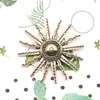 Otros accesorios para bodas, broche de sol de estilo vintage directo de fábrica, alfileres para hombres o mujeres en color latón antiguo plateado 8303312