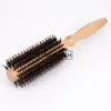 Curly Hair Comb High Quality Wood Handle Natural Boar Bristle Brush Fluffy Hairdressing F1643