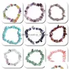 Bedelarmbanden irregar natuurlijke kristallen chakra's stenen armband kralen chips juwelen armbanden heldere armbanden voor vrouwen drop levering dhjsc