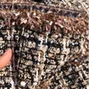Kvinnors jackor leioouna vintage lady tweed kappa korta kvinnliga kvinnor jacka hösten ytterkläder kanal stil za kostym beskuren kawaii koreansk 221128