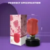 Zabawki seksu wibrator NOWOŚĆ ODBIORNIK DOROSKI RÓŻY CLIT Pochwa ssanie silikonowe wodoodporne 7 trybów czerwona róża dla kobiet