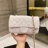 Luksusowe designerskie torby na ramię Klasyczne Modne Ringer Square Crossbody Torba Tekstura Cowhide Caviar Series Messenger Bag Factory Sprzedaż bezpośrednia