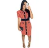Casual Dresses Designer Women Classic 2022GG NEW Dress Fashion Letter M￶nster Summer SHORT SLEVE HￖG KVALITET WOMENS KLￄDER 7NLZ