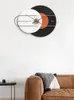 Horloges murales nordique grande horloge moderne en bois créatif décor de maison décoration de salon de luxe montres silencieuses cadeaux
