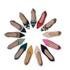 Платье обуви весна и осенние туфли модные отдых женские женские заостренные вязаные вязание эластичное бутик 221129