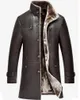 Cuir pour hommes Faux Vêtements pour hommes Véritable mouton manteau naturel Parka d'hiver vraie fourrure longue peluche épaisse vestes en peau de mouton surdimensionnées pour homme M-5XL 221128