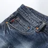 Men's Shorts EL BARCO Denim Cotton Jeans For Men Summer Ripped Holes Hip Hop Blue Knee-Length Pants Soft Slim Casual Male Trousers