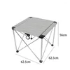 Camp Furniture Aluminum Alloy Portable Folding Camping Table Outdoor Large Size Foldable Hiking Desk Traveling Picnic