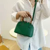 Bags simple texture design sling one shoulder bag women's 2023 spring new personalized oblique cross shell Purse