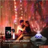 LED efeitos USB Star Night Light Music Starry Water Wave Lights