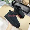 Australia buty damskie Ultra Mini buty na platformie Tazz futrzane kapcie projektant Tasman Shearling pantofel zamszowe wełniane zimowe australijskie botki śnieżne