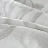 Ensembles de literie Silver Grey spread Cover Queen King size Luxury Mattress colchas para cama couverture de lit 221129