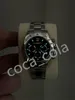 4130 Cosm￳grafo Black Steel 40mm rel￳gio Cron￳grafo Movimento mec￢nico Mec￢nico Sapphire Mechanical Men's Watch With Box Papers