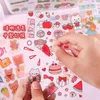 Gift Wrap 6sheets/Pack Cute Girl's Life And Beas Scrapbooking PVC Adhesive Stickers Set Stationery DIY Craft Diary Decoration