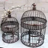 Nieuwheid items Iron Bird Cage Wedding Decor Flower Props Hangend frame VBD 221129