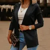Abiti da donna 2022 Office autunnale Ladies Blazer Casual Manica lunga Solido lavoro formale Fashion Giacche da donna Slim