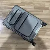 Reisekoffer Mode Unisex Trunk Letters Duffel Bags Männer Spinner Universal Wheel Gepäckbox starke Ledergepäckhandtaschen große kontrastfarbene Kapazität