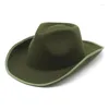 Berets Spring Autumn Felt for Men Fedoras Warm Panama Cowboy Hat Hat Hat Womener Fashion Chapel Beach Luxury Elegant