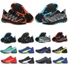 Speedcross Shoes Speed ​​Cross Pro2 CS 3D Sneakers Jogging Triple Black White Blue Red Yellow Green