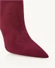 Winter women's ankle boots velvet suede leathers boot Matignon Bootie thin heels sexy high heel pointy toe with box