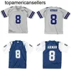 Stitched Football Jersey 8 Troy Aikman 1995 Retro Rugby Jerseys Men Women Youth S-6xl