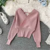 Women's Sweaters 2020 Elegant Long Batwing Sleeve Women Sweater Good Quality Autumn Blue Sweater Female Knitted Sweater Tops Pull Femme PZ3002 J220915