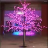 Juldekorationer 2m 6,5 fot hög ledande konstgjorda körsbärsträdljus 1152 st lampan 110 220VAC Rain Fairy Garden Decoration