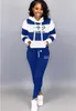 Calças femininas de duas peças 2 conjunto primavera outono treino mulheres moletom impressão hoodies calças sportwear esportes terno com capuz hoodies 221128