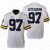 NEW Football Jerseys Football Jerseys Custom Michigan Football Jersey 82 Max Bredeson 19 Rod Moore 0 Mike Sainristil 58 Mazi Smith 6 RJMo ten90 Mi keMo rris2C h arlesWo