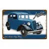 Klasyczny kempingan podróżujący samochód metalowy metal Aloha Hawaii Wagon Vintage Plakat Puba Puba garaż pokój Dekorowanie domu 20cmx30cm Woo