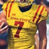 Personnalisé Hommes Femmes Jeunes Iowa State Cyclones Football Jersey College Xavier Hutchinson Brock Purdy Breece Hall Sean Shaw Jr. Charlie Kolar