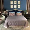 Bedding sets Luxury 500TC Silk Cotton Set Colorful Duvet Cover Sets Bed Sheet Pillowcases Queen King size 4Pcs promote sales 221129