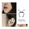 Nasenringe Ohrstecker Magnetische Fake Piercing Nasenring Legierung Hoop Septum Ringe für Männer Frauen Schmuck Geschenke Drop Lieferung Körper DHR8O