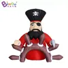 Personnage de pirate gonflable géant personnalisé de 10 pieds de haut/faire exploser une grande réplique de pirate pour les sports de jouets de fête d'événement