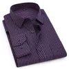 Men s Casual Shirts Plus Large Size 8XL 7XL 6XL 5XL 4XL Slim Fit Mens Business Long Sleeved Shirt Classic Striped Male Social Dress 221128