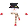 Decorazioni natalizie Tree Topper Snowman Hugger Xmas Holiday Winter Wonderland Decorazione per la casa Navidad Noel Ornamento per feste 221130