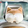 1 pc Creative Corgi Ass Tissue Box Soft Cartoon Paper Napkin Case Leuke dieren Dozen Mooie houder voor stoel