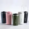 Water Bottles Stainless Steel Coffee Mug Thermos LeakProof Travel Thermal Vacuum Flask Insulated Cup 380510ml Milk Tea Bottle 221130