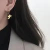 Hoop￶rh￤ngen Cupid Angel Huggie Gold Earring f￶r kvinnor rostfritt st￥l s￶t kawaii roliga coola unika smycken 2022
