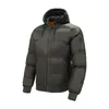 メンズダウンパーカー冬の温水コートジャケットファッション厚いフード付きカジュアル風力発電大型サイズ221129