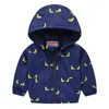 Ceketler 2022 Bahar Sonbahar Kapşonlu Erkek Kızlar Giyim Çocuk Katları Bebek Üstleri için Bebek Kız Giysileri Windbreak Coat3686588