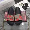 2022 디자이너 슬라이드 남성 여성 슬리퍼 오리지널 박스 먼지 가방 꽃 인쇄 가죽 플랫폼 신발 패션 럭셔리 브랜드 여름