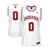 كرة السلة الكلية الحمراء الجديدة ترتدي أبيض مخصص في إنديانا هووسيرس مخصصة أي اسم أي رقم رقم 4 فيكتور Oladipo 11 Thomas NCAA Co