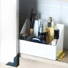 Storage Boxes Cosmetic Organizer Makeup Brush Holder Box Lipstick Bathroom Cabinet White Jewelry