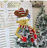 Juldekorationer Santa Claus Snowman Elk Tree Top Decor Merry For Home Xmas Ornament Navidad Party Supplies 221130