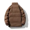 Gilets pour hommes hiver chaud Parkas hommes surdimensionné veste à bulles manteau solide pour les différentes couleurs Streetwear rétro velours côtelé Puffer 221130