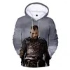 Moletons masculinos ragnar lothbrok 3d impressão moletons tendências de tendência de tendência de tendência de roupa legal