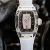 Wristwatch Case Milles بالكامل AAAA RM07-02 Richa Watch Designer Watches Mechanical Watches Crystal Barrel Wristwatch Mechanics RM007 Watches